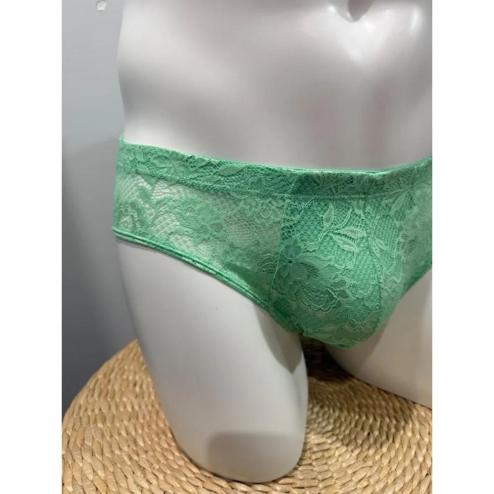 Cosabella Never Say Never Comfort Micro Brief Men's Lace Underwear Ghana Green S